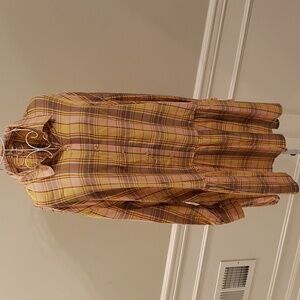 Plaid Button Down Dress